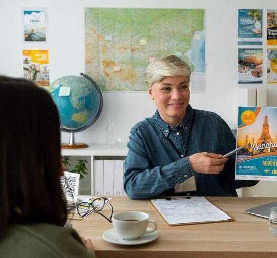 freepicdownloader.com front view woman working as travel agent large 1 768x511 1 2
